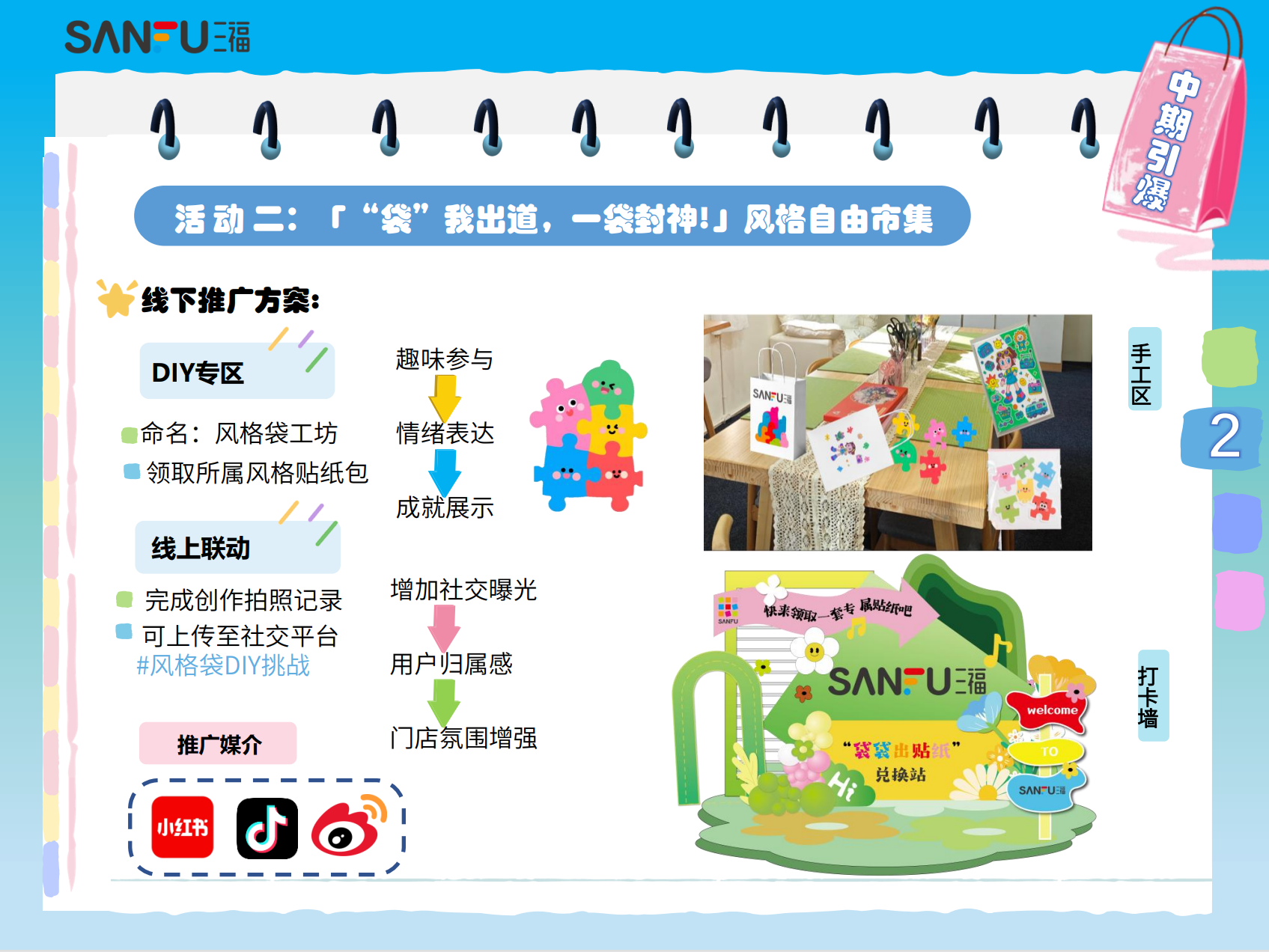 活动二：DIY 专区与线下互动