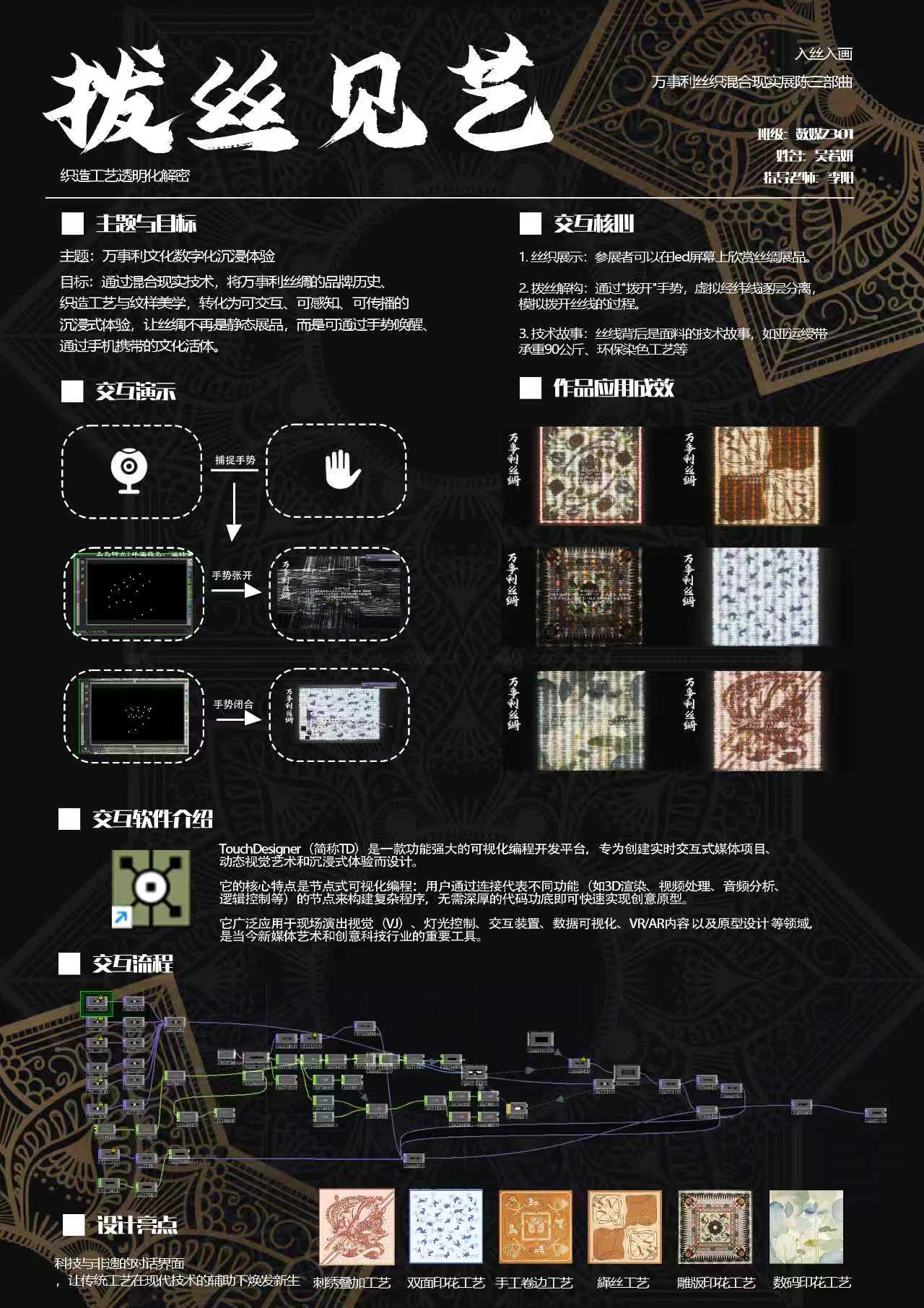 视觉海报 拔丝见艺