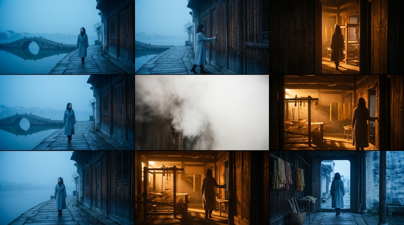 Blue storyboard